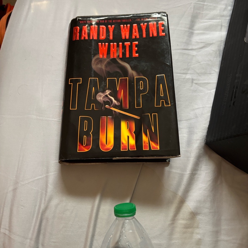 Randy Wayne White 'Tampa Burn' Hardcover Book